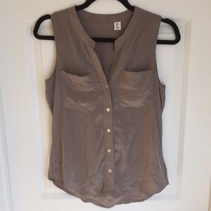 Button up tank top